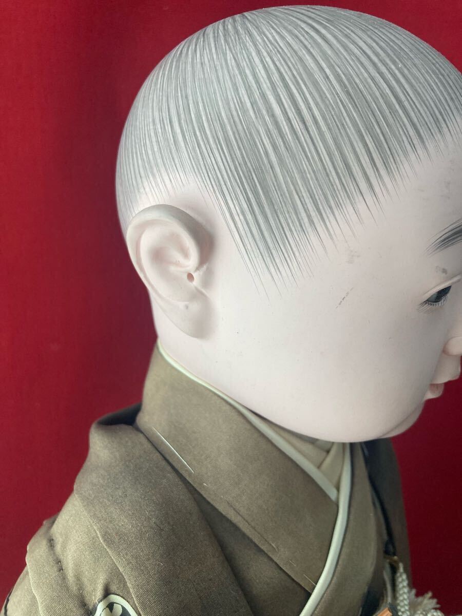 コレクター所蔵品 市松人形 男の子 日本人形 アンティーク品 コレクター所蔵品 市松人形 男の子 日本人形 アンティーク品