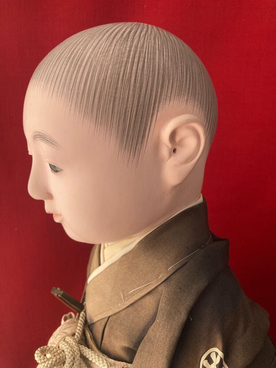 コレクター所蔵品 市松人形 男の子 日本人形 アンティーク品 コレクター所蔵品 市松人形 男の子 日本人形 アンティーク品