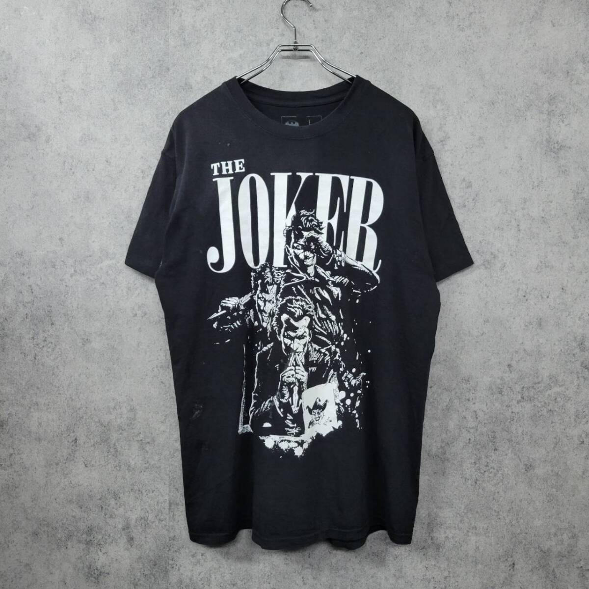 古着 90s ジョーカー joker ビッグプリント Tシャツ ブラック L 古着 90s ジョーカー joker ビッグプリント Tシャツ ブラック L