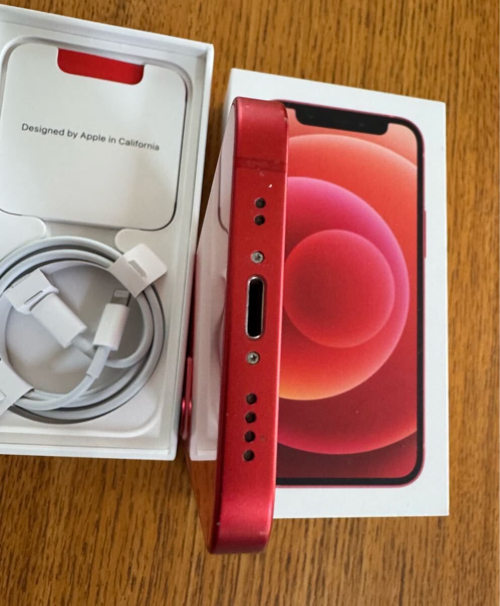 iPhone 12 mini 128GB (PRODUCT)RED SIMフリー 75% 付属品は iPhone 12 mini 128GB (PRODUCT)RED SIMフリー 75% 付属品は