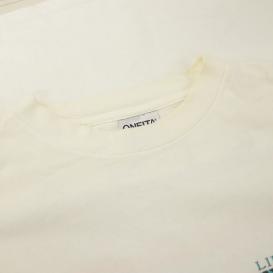 d495 90sビンテージ ONEITA オニータ 半袖Tシャツ USA製□1990 d495 90sビンテージ ONEITA オニータ 半袖Tシャツ USA製□1990