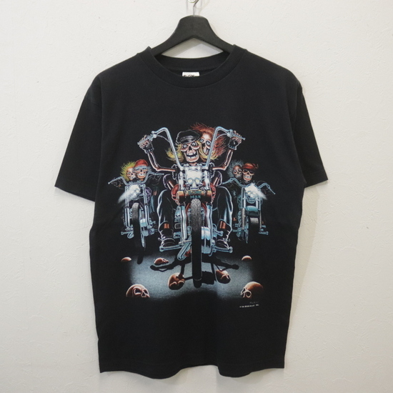 R238 90sビンテージ BONEMAN 半袖プリントTシャツ USA製□1990 R238 90sビンテージ BONEMAN 半袖プリントTシャツ USA製□1990