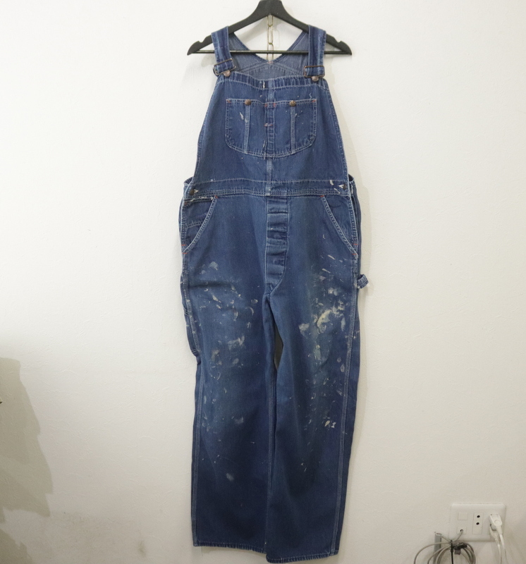 J475 70sビンテージ Sears シアーズ デニムオーバーオール□1970 J475 70sビンテージ Sears シアーズ デニムオーバーオール□1970