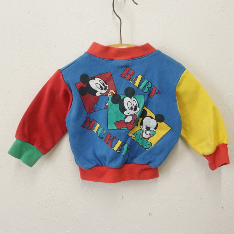 KD377 90sビンテージ Disney ディズニー スウェットカーディガン KD377 90sビンテージ Disney ディズニー スウェットカーディガン