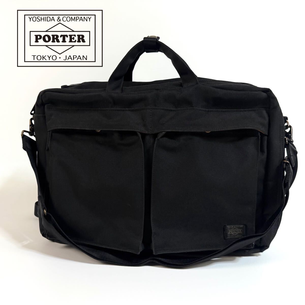 美品】PORTER ポーター ナイロン キャンバス TANKER タンカー 美品】PORTER ポーター ナイロン キャンバス TANKER タンカー