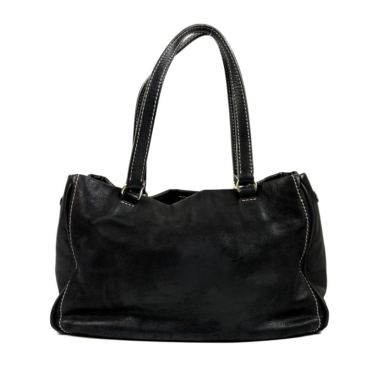 美品】LOEWE ロエベ マドリード レザー アナグラム ワン 美品】LOEWE ロエベ マドリード レザー アナグラム ワン