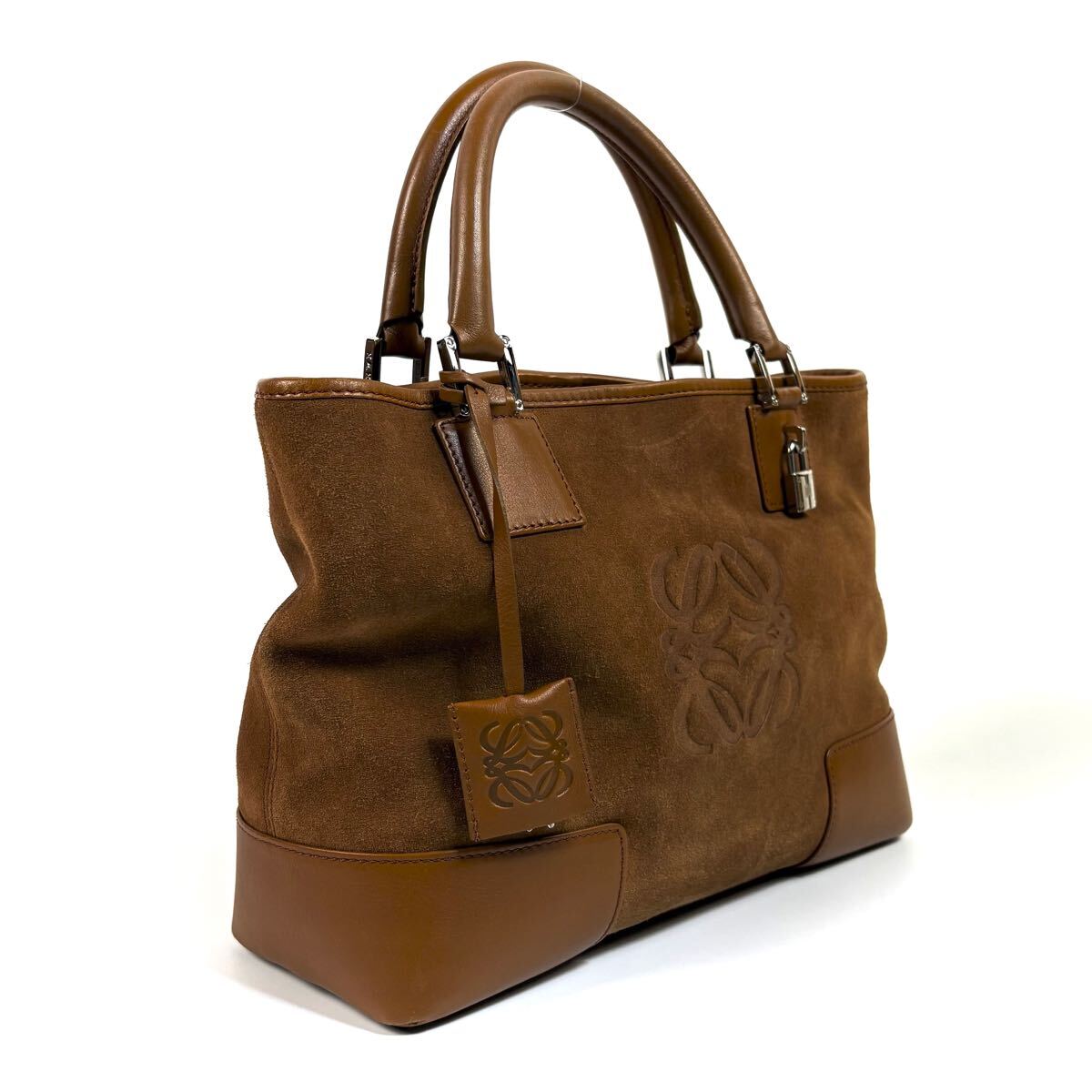 美品】LOEWE ロエベ スエード レザー アマソナ フスタ 美品】LOEWE ロエベ スエード レザー アマソナ フスタ