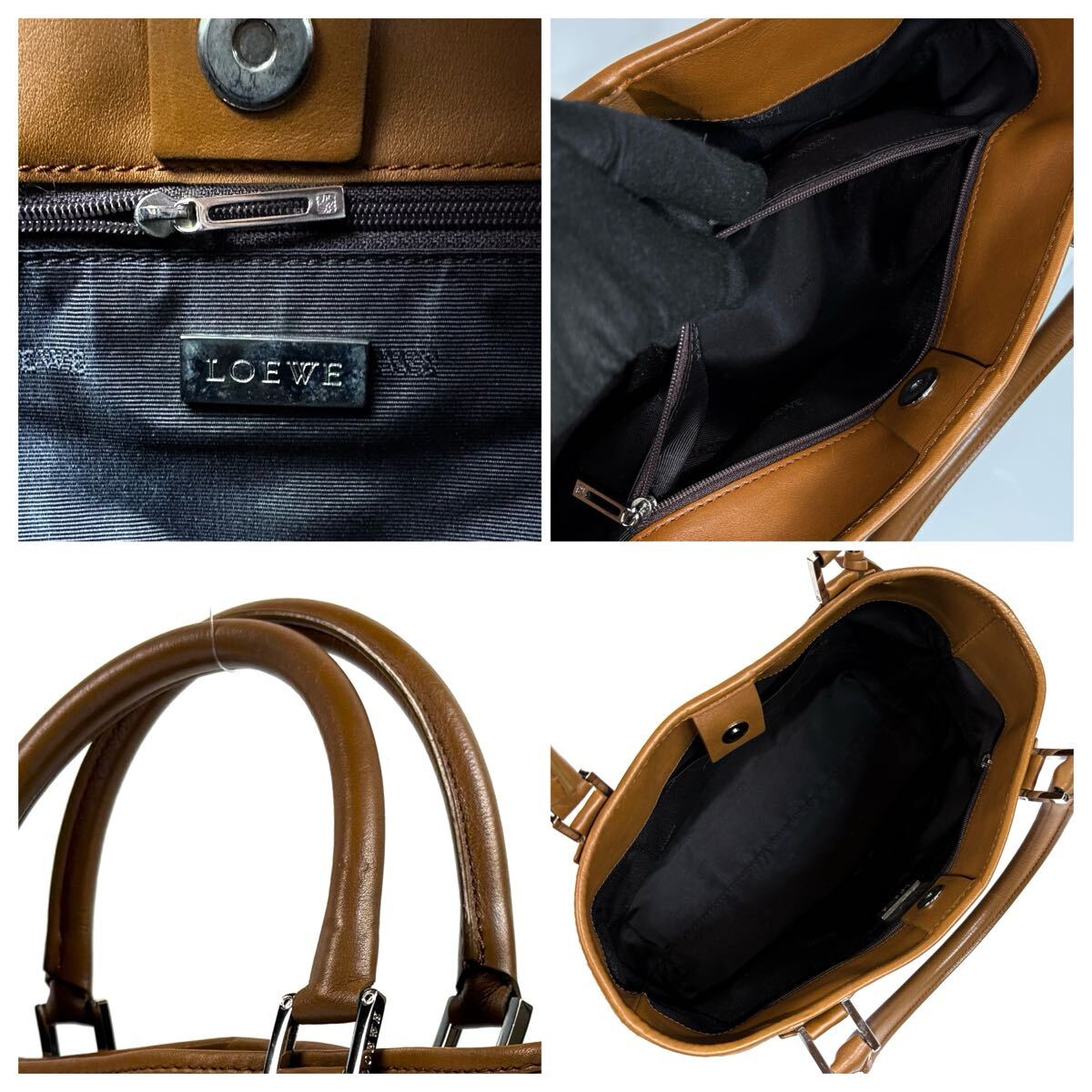 美品】LOEWE ロエベ スエード レザー アマソナ フスタ 美品】LOEWE ロエベ スエード レザー アマソナ フスタ