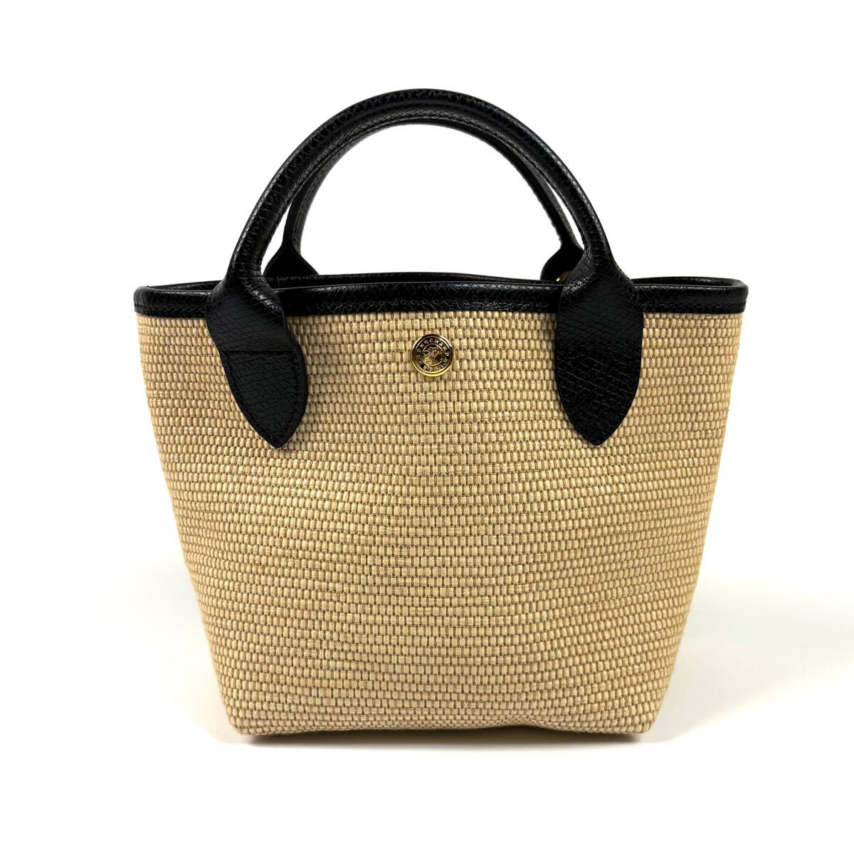 極美品】LONGCHAMP ロンシャン 2way バスケット ハンドバッグ 極美品】LONGCHAMP ロンシャン 2way バスケット ハンドバッグ