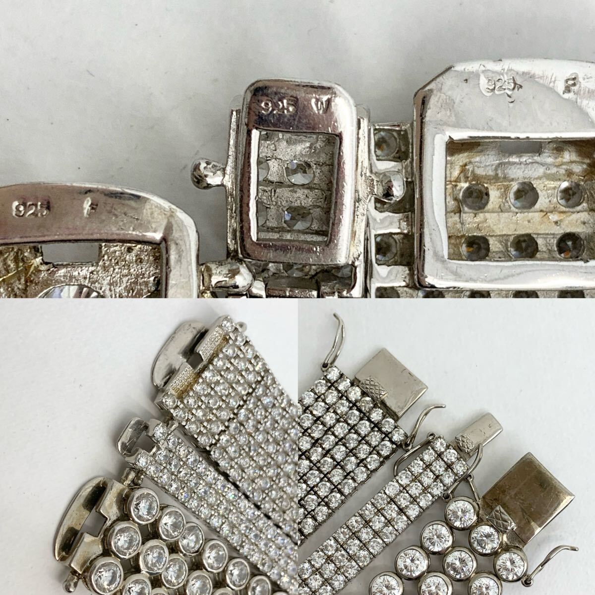 1円~! シルバー 379.2g アクセサリー 6点 まとめ SILVER 925 1円~! シルバー 379.2g アクセサリー 6点 まとめ SILVER 925