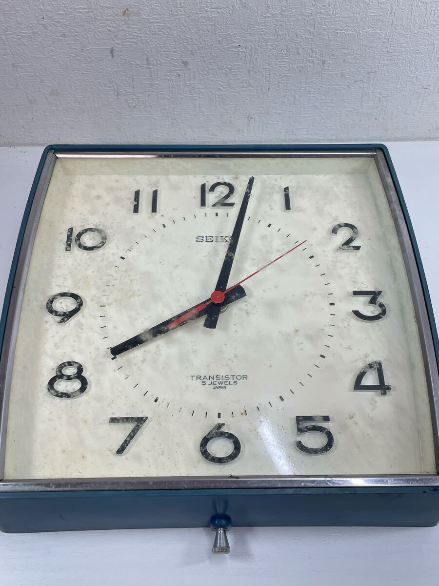 1408 SEIKO セイコー TRANSISTOR 5 JEWELS 掛け時計 昭和レトロ 1408 SEIKO セイコー TRANSISTOR 5 JEWELS 掛け時計 昭和レトロ
