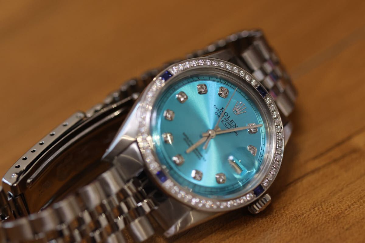 デッドS級極美品!☆OH済!□ROLEX デイトジャスト□10Pダイヤ デッドS級極美品!☆OH済!□ROLEX デイトジャスト□10Pダイヤ