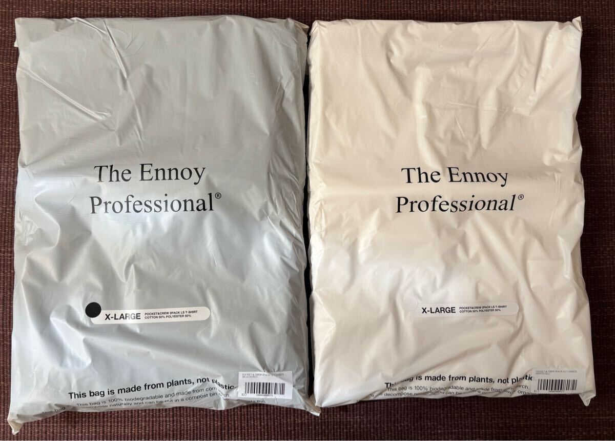 ennoy POCKET & CREW 2PACK LS T-SHIRTS XL黒白セット|Yahoo ennoy POCKET & CREW 2PACK LS T-SHIRTS XL黒白セット|Yahoo