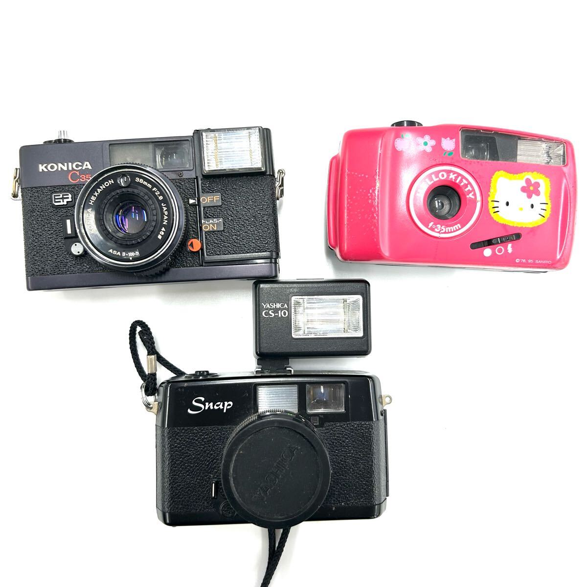 Y1977 フィルムカメラ まとめ KONICA コニカ C35 YASHICA ヤシカ Y1977 フィルムカメラ まとめ KONICA コニカ C35 YASHICA ヤシカ