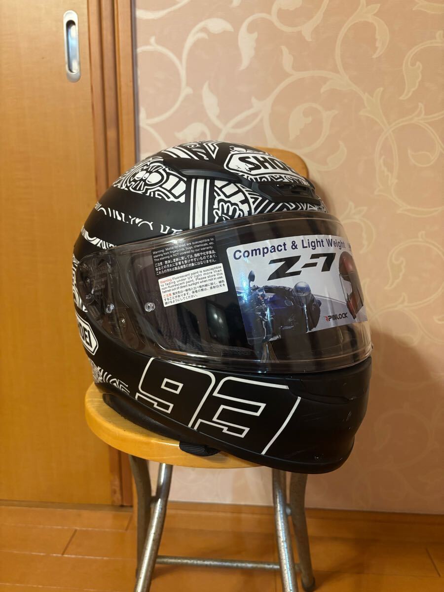 ショーエイ SHOEI Z-7 マルケスモデル Mサイズ スペアスモーク ショーエイ SHOEI Z-7 マルケスモデル Mサイズ スペアスモーク
