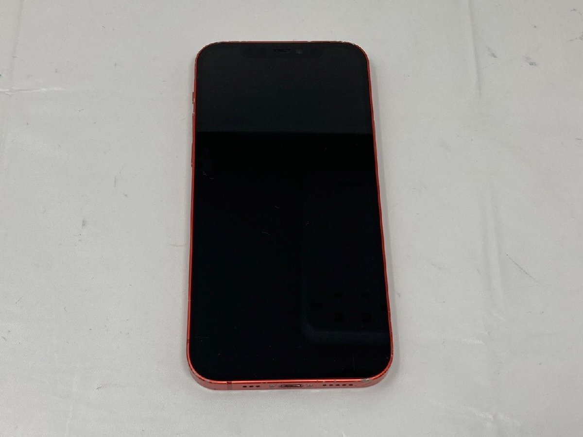 ◇【※背面割れ有りジャンク】Apple アップル iPhone12 レッド 赤 ◇【※背面割れ有りジャンク】Apple アップル iPhone12 レッド 赤