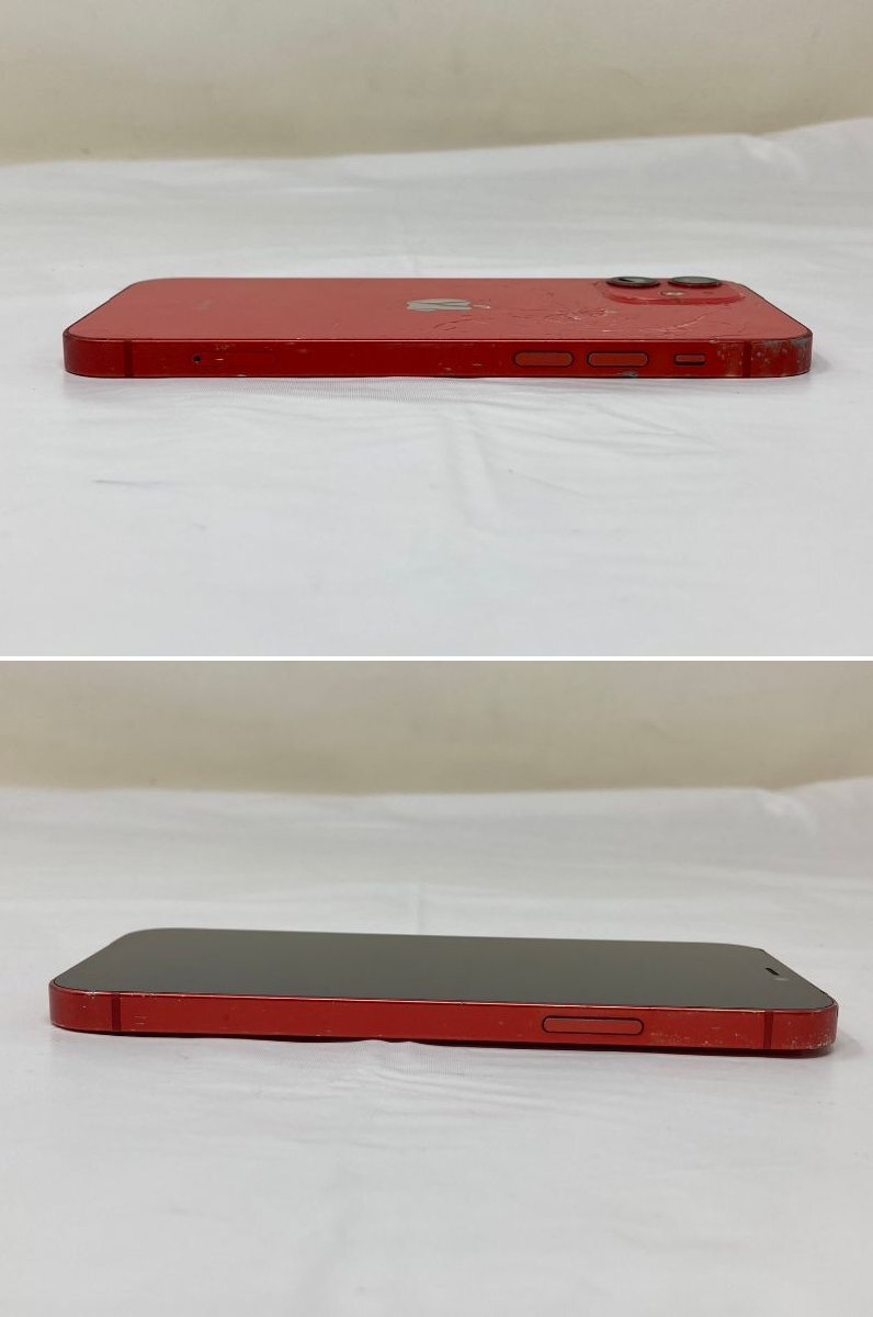 ◇【※背面割れ有りジャンク】Apple アップル iPhone12 レッド 赤 ◇【※背面割れ有りジャンク】Apple アップル iPhone12 レッド 赤