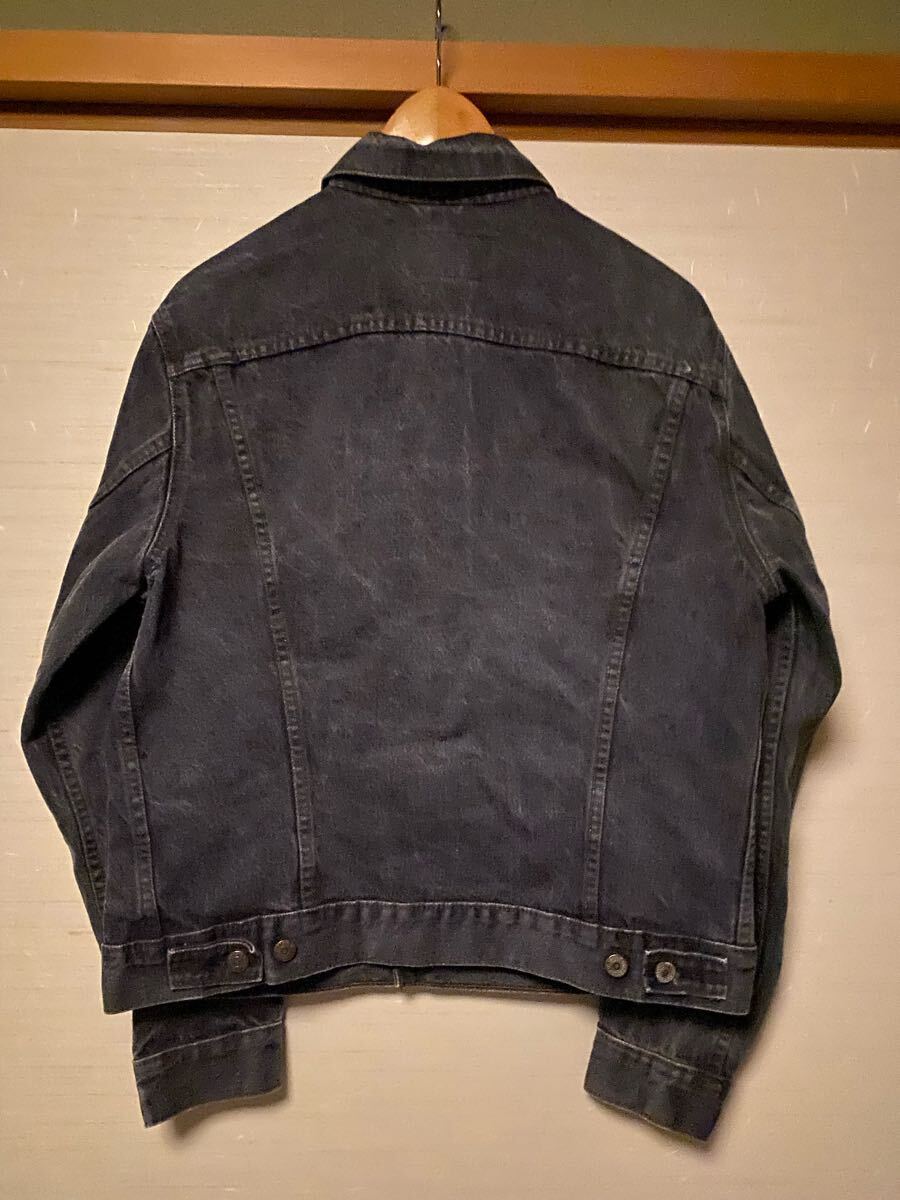42 80s Levi's 70506 0259 先染め ブラック 黒 リーバイス 42 80s Levi's 70506 0259 先染め ブラック 黒 リーバイス