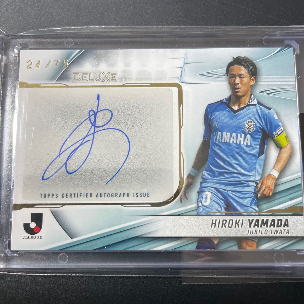 2024topps J DELUXE ジュビロ磐田 山田大記 直筆サインカード 2024topps J DELUXE ジュビロ磐田 山田大記 直筆サインカード
