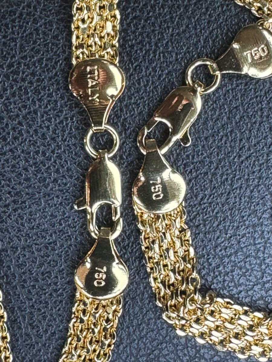 ネックレス K18 GF 刻印 750 アクセサリー Italy まとめ ネックレス K18 GF 刻印 750 アクセサリー Italy まとめ