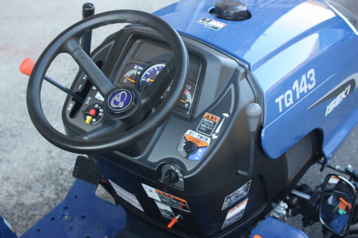 [ полное обслуживание товар ][ скала страна город ] прекрасный товар Iseki tractor TQ143 14 лошадиные силы 12 час гидроусилитель руля автоматика горизонтальный роторный новый товар 
