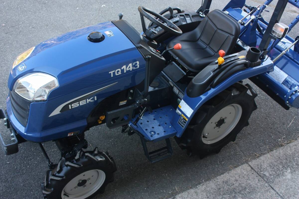 [ полное обслуживание товар ][ скала страна город ] прекрасный товар Iseki tractor TQ143 14 лошадиные силы 12 час гидроусилитель руля автоматика горизонтальный роторный новый товар 