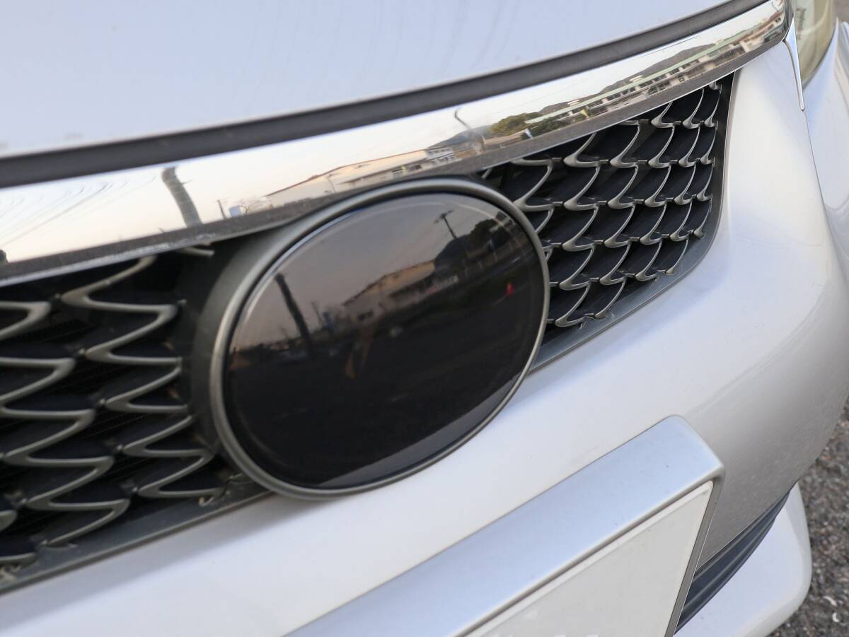 Tint+再利用できる エンブレム スモークフィルム(ブラックスモーク5％ 前后2枚セット) 前期 レクサスCT CT200h ZWA10