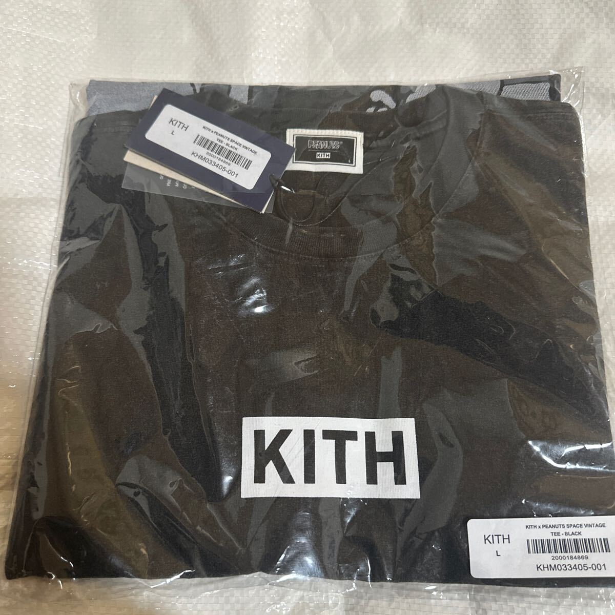 新品】L 25SS Kith for Peanuts Space Vintage Tee Black キス 新品】L 25SS Kith for Peanuts Space Vintage Tee Black キス