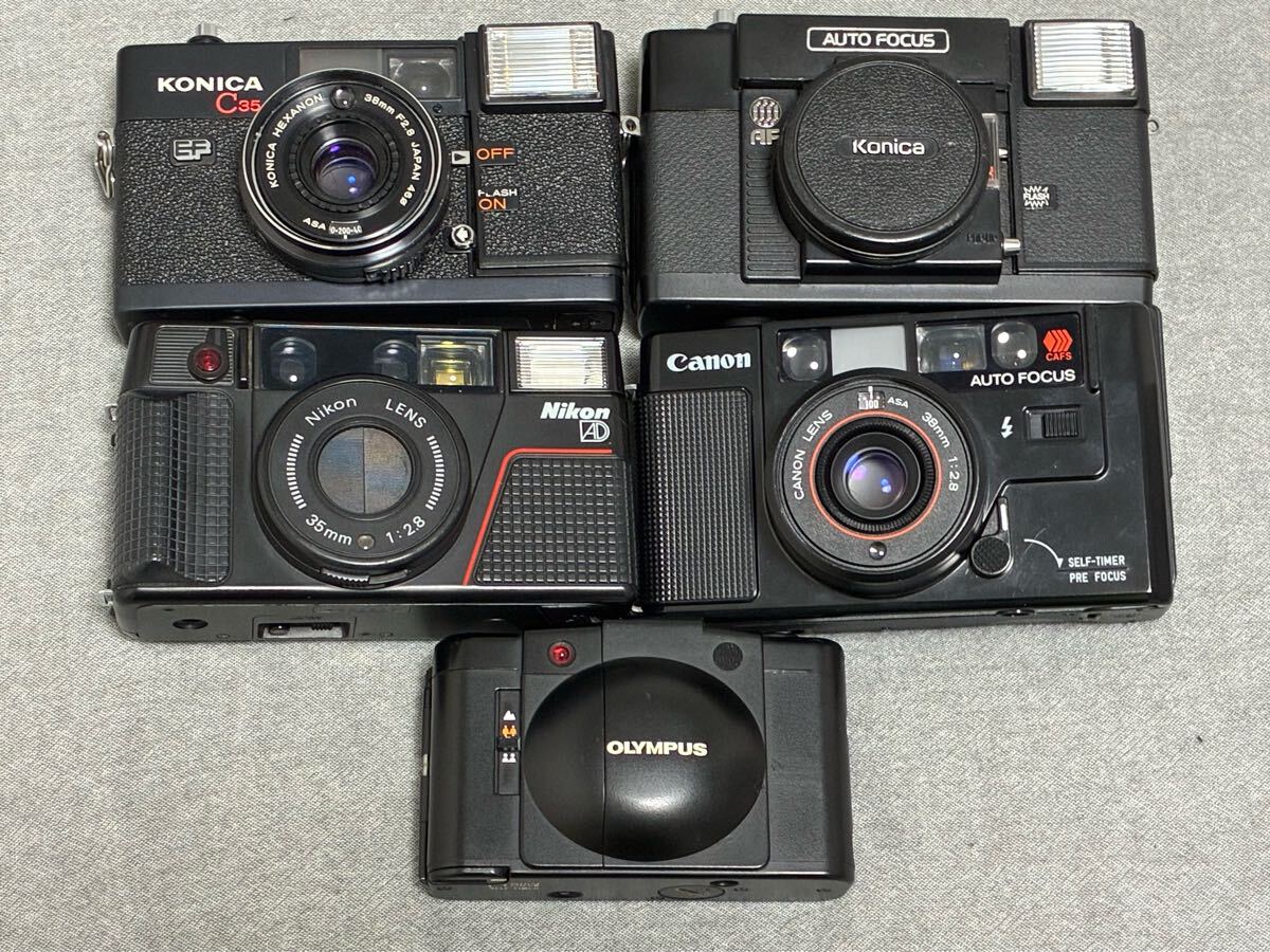 ☆コンパクトフィルムカメラまとめ売り☆Nikon L35AD2, Olympus ☆コンパクトフィルムカメラまとめ売り☆Nikon L35AD2, Olympus