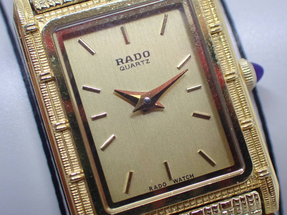 1円~ RADO ラドー レディース腕時計 133.9027.2 スクエア GP×SS 1円~ RADO ラドー レディース腕時計 133.9027.2 スクエア GP×SS