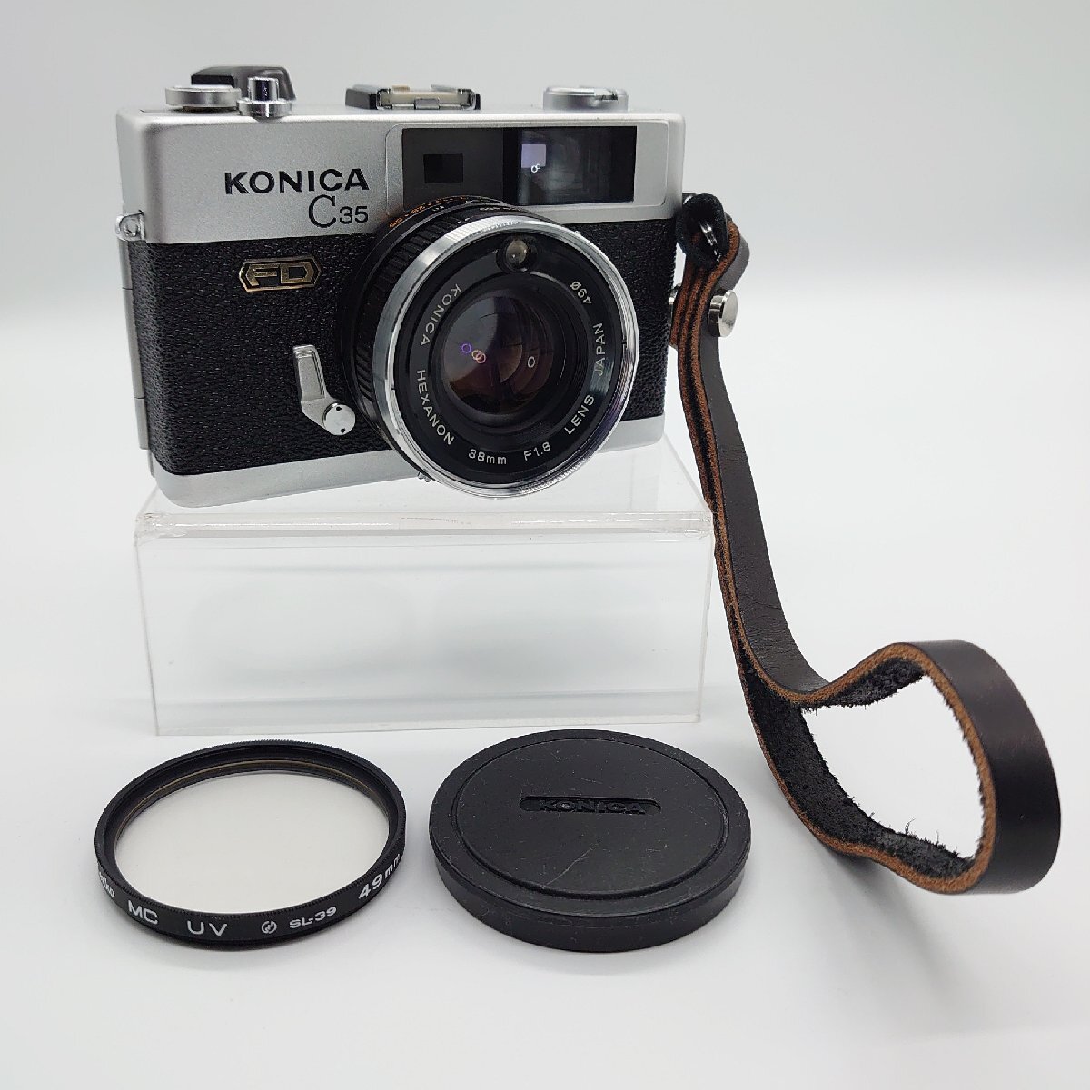 コニカ Konica C35 FD フィルムカメラ レンズ:HEXANON 38mm F1 コニカ Konica C35 FD フィルムカメラ レンズ:HEXANON 38mm F1