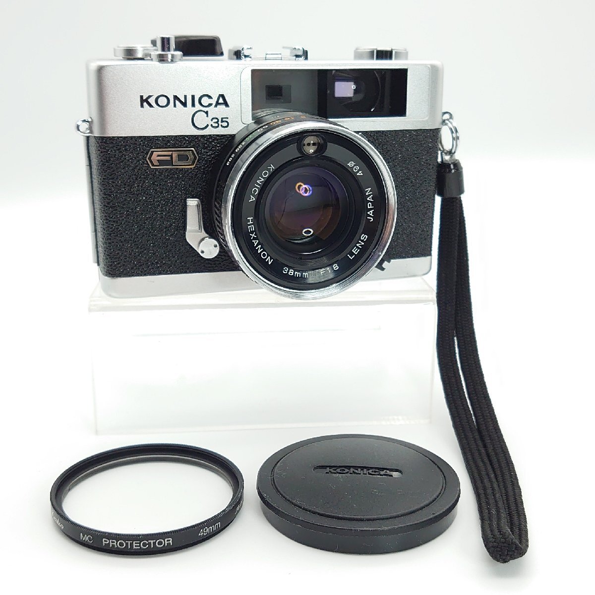 コニカ Konica C35 FD フィルムカメラ レンズ:HEXANON 38mm F1 コニカ Konica C35 FD フィルムカメラ レンズ:HEXANON 38mm F1