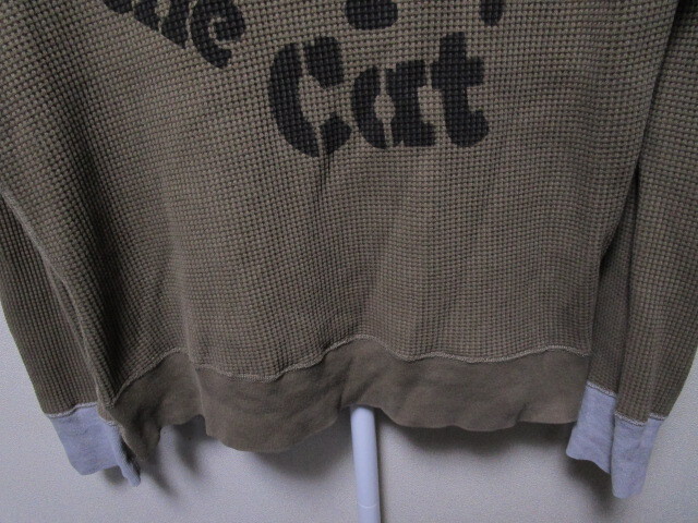 TOYS McCOY BIG WAFFLE CREW NECK SHIRT FELIX THE CAT NAVY?XL（トイズマッコイフィリックスサーマルワッフルロンTシャツスウェット）