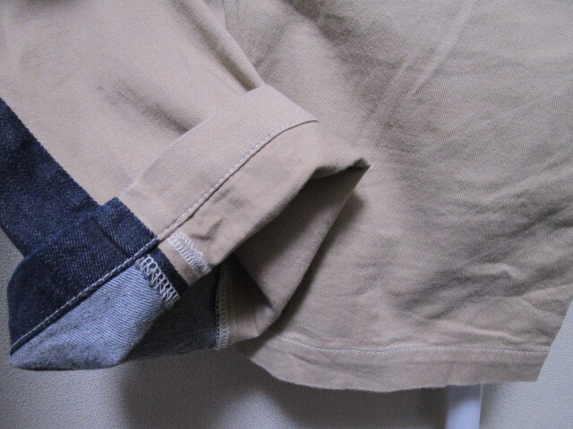 レア！世田谷ベース Daytona S.E.A.F COTTON 1/2 PANTS?W38（所ジョージハーフパンツ切替しジーンズジーパンデニムワークパンツ）