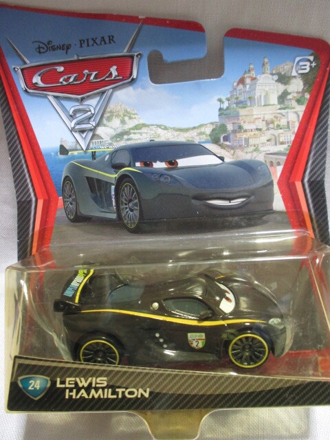 値下げ★Cars カーズ　ディズニー　ピクサー　マテル ダイキャストカー　ミニカー☆LEWIS HAMILTON ルイス　ハミルトン　2010年