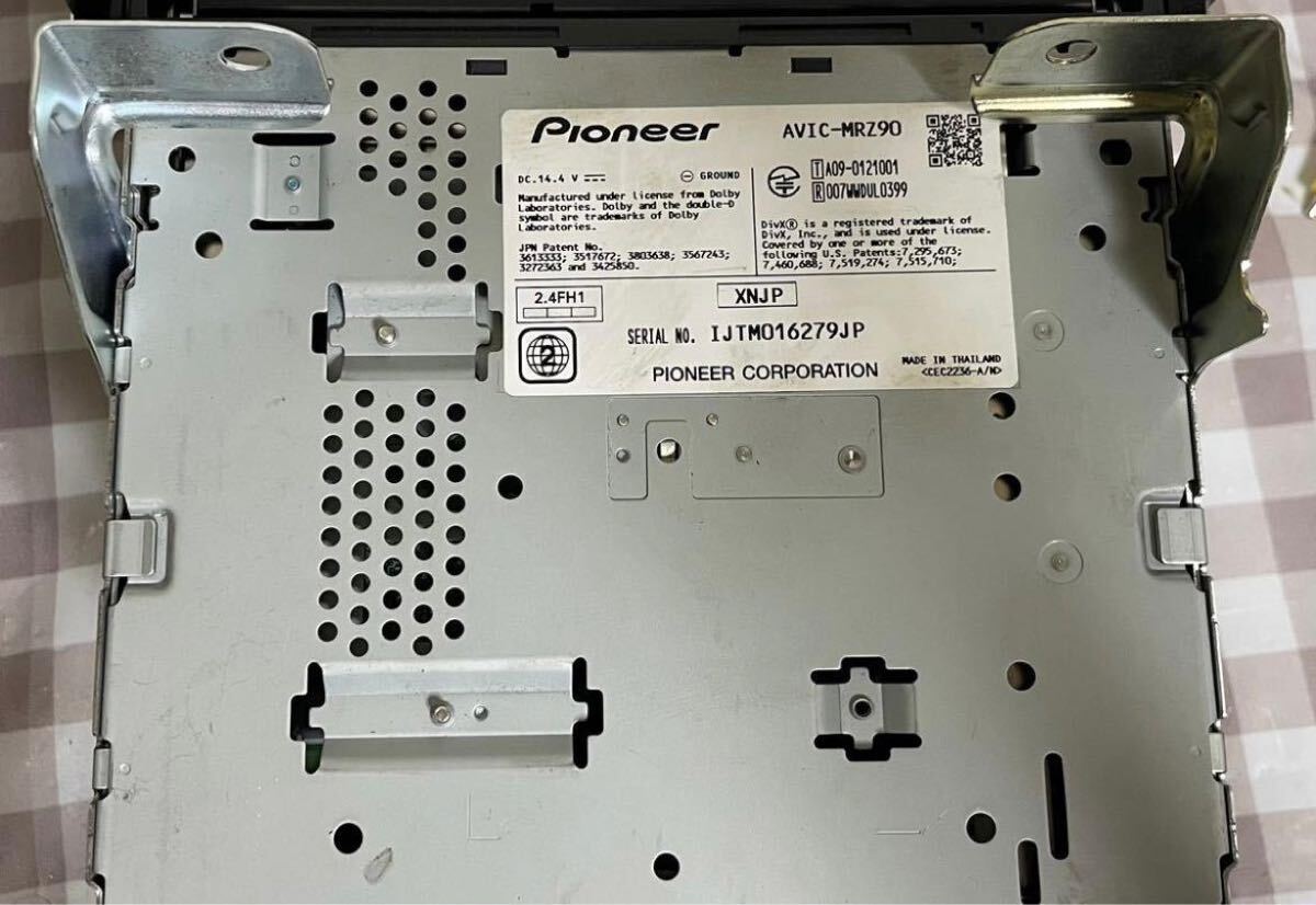 AVIC-MRZ90＊carrozzeria パイオニア＊メモリーナビ＊ 地図デ-タ: 2015年_画像9