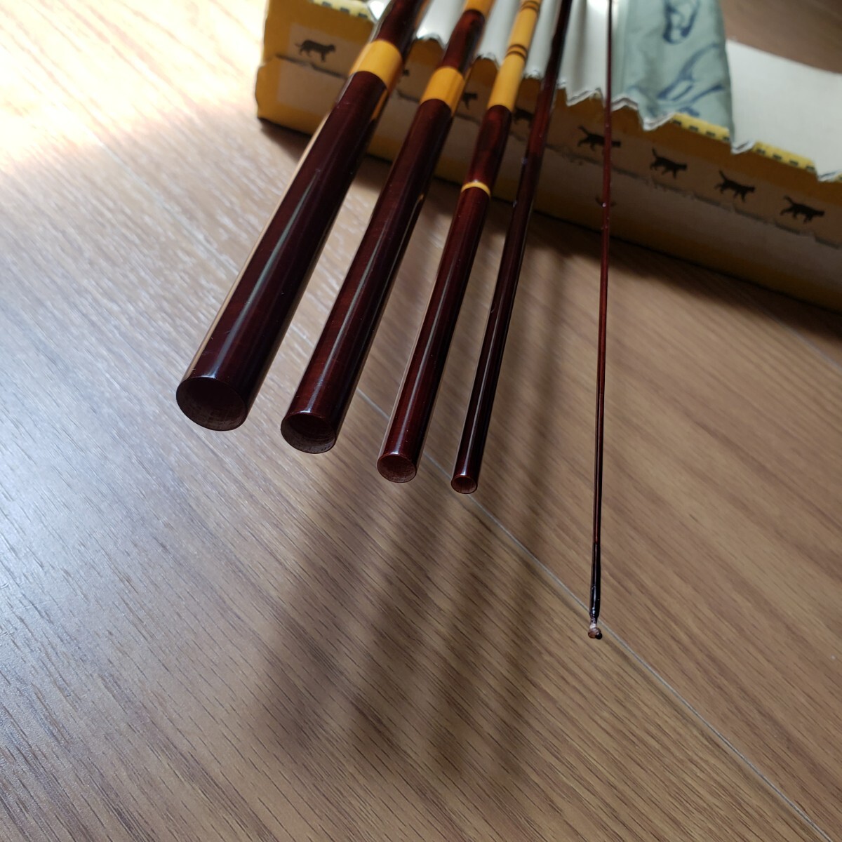 紀州へら竿】 夢月道人 つづみ 節巻 14.1尺 ※中古美品(ヘラブナ 紀州へら竿】 夢月道人 つづみ 節巻 14.1尺 ※中古美品(ヘラブナ
