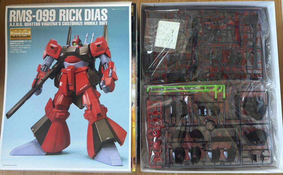MG 1/100 リックディアス（クワトロ機） 機動戦士ガンダム