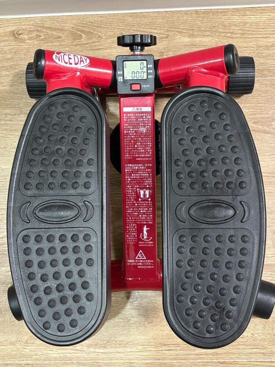 NICEDAY ナイスデイ ND-1R 健康ステッパー レッド 健康器具 NICE NICEDAY ナイスデイ ND-1R 健康ステッパー レッド 健康器具 NICE