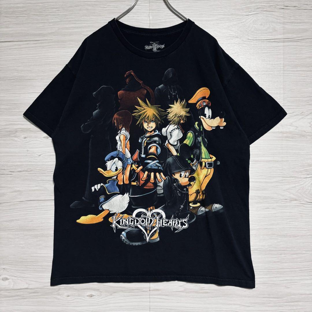 入手困難】Disney ディズニー キングダムハーツ Tシャツ Lサイズ 入手困難】Disney ディズニー キングダムハーツ Tシャツ Lサイズ