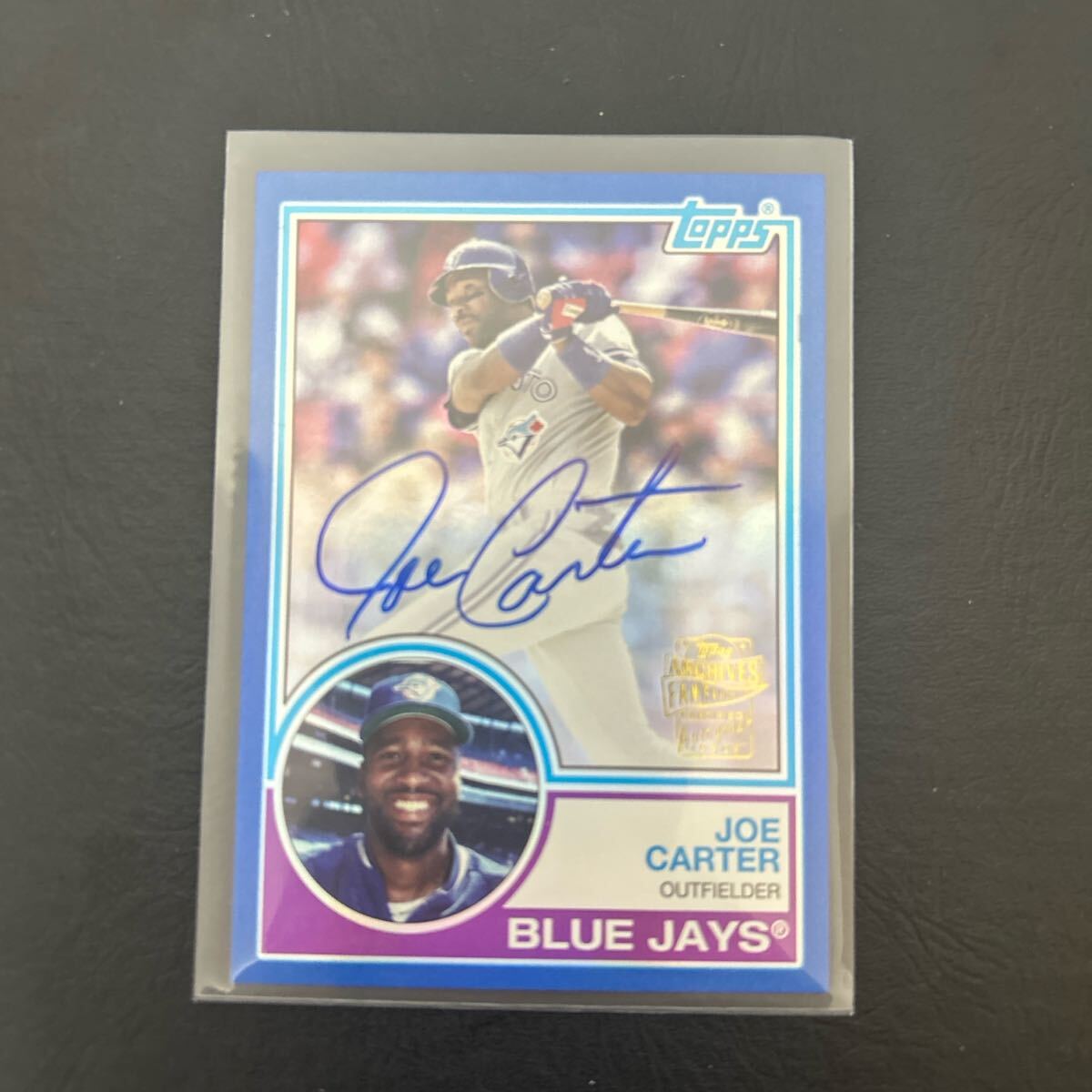 2024年 topps archives ジョー・カーター 直筆サイン 25枚限定 2024年 topps archives ジョー・カーター 直筆サイン 25枚限定