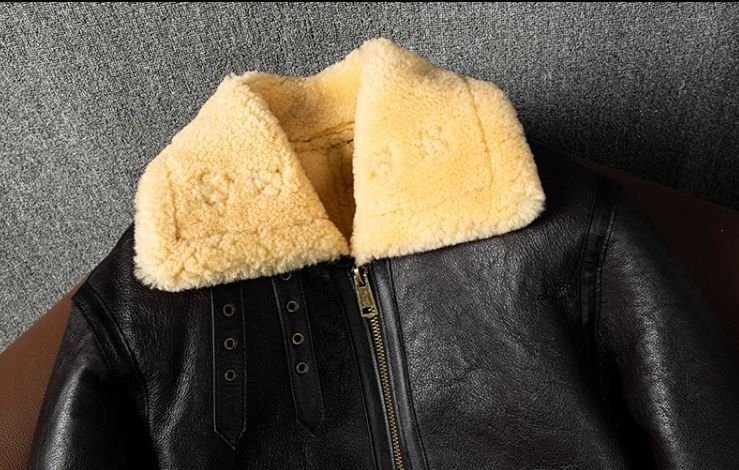 冬季美品 ☆フライトジャケット ムートン コート 本革 防寒服 冬季美品 ☆フライトジャケット ムートン コート 本革 防寒服