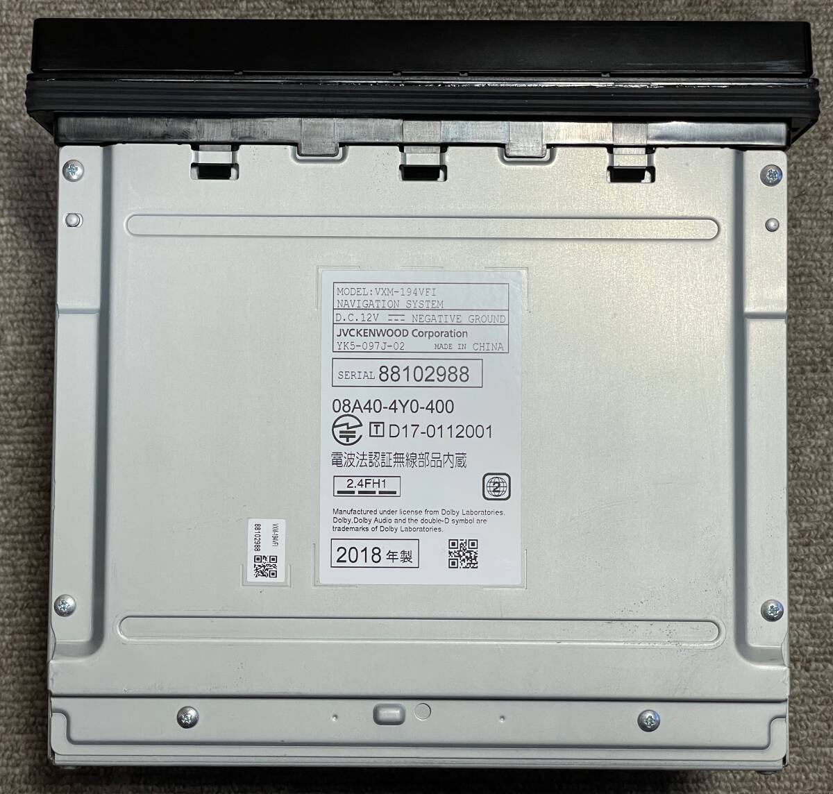 ホンダ 純正ナビ Gathersギャザズ VXM-194VFi(JVC KENWOOD製/7 ホンダ 純正ナビ Gathersギャザズ VXM-194VFi(JVC KENWOOD製/7