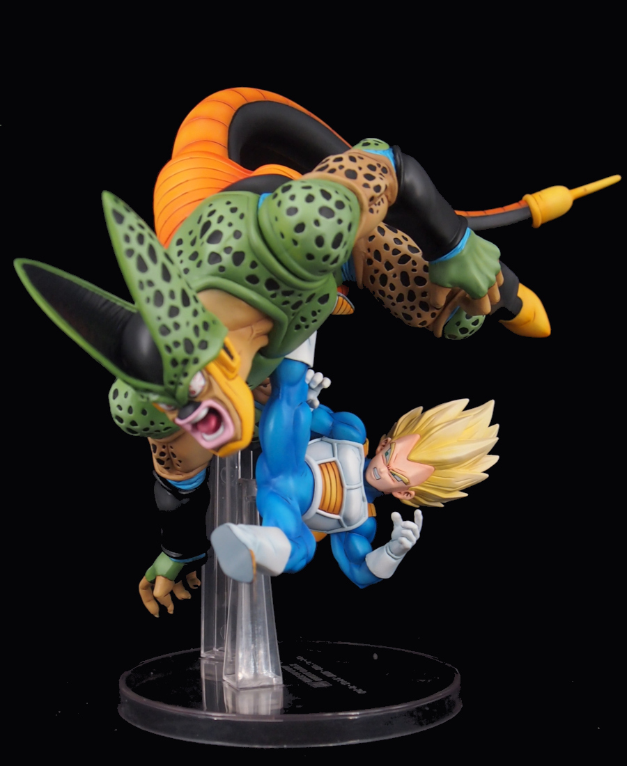 ドラゴンボール 一番くじ セル & ベジータ リペイント ベジータ&セル☆ドラゴンボール☆リペイント☆ 一番くじ