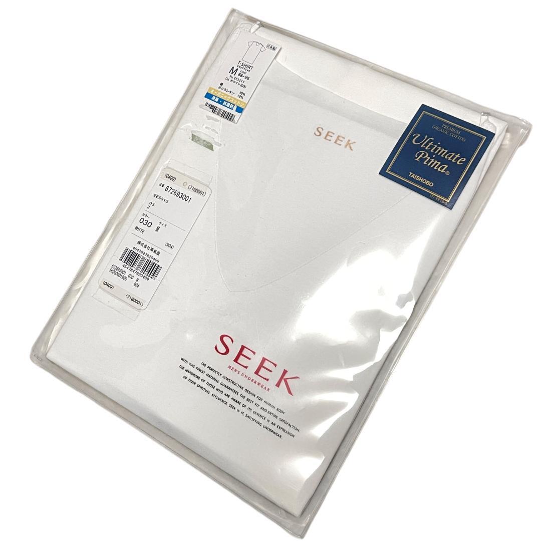 【新品】GUNZE SEEK アルティメイトピマ クルーネックTシャツ 白 グンゼ シーク アンダーウェア _画像1