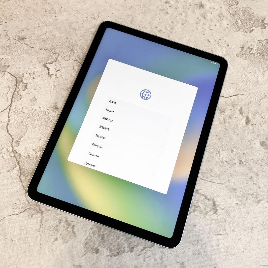 ほぼ未使用】 バッテリー100% iPad Air 第5世代 64GB ブルー