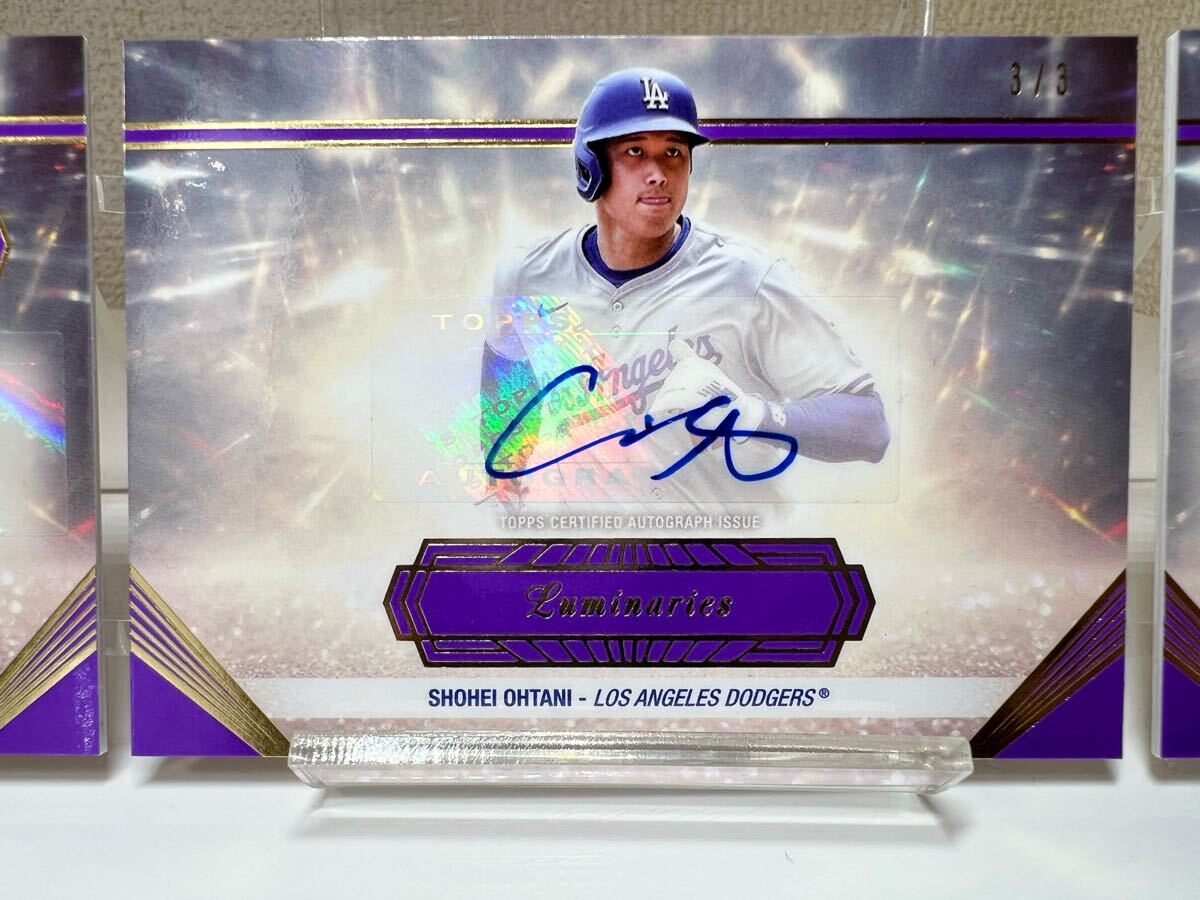 3シリ】2024 Topps Luminaries TRIPLE AUTO 3/3 ラストナンバー 3シリ】2024 Topps Luminaries TRIPLE AUTO 3/3 ラストナンバー