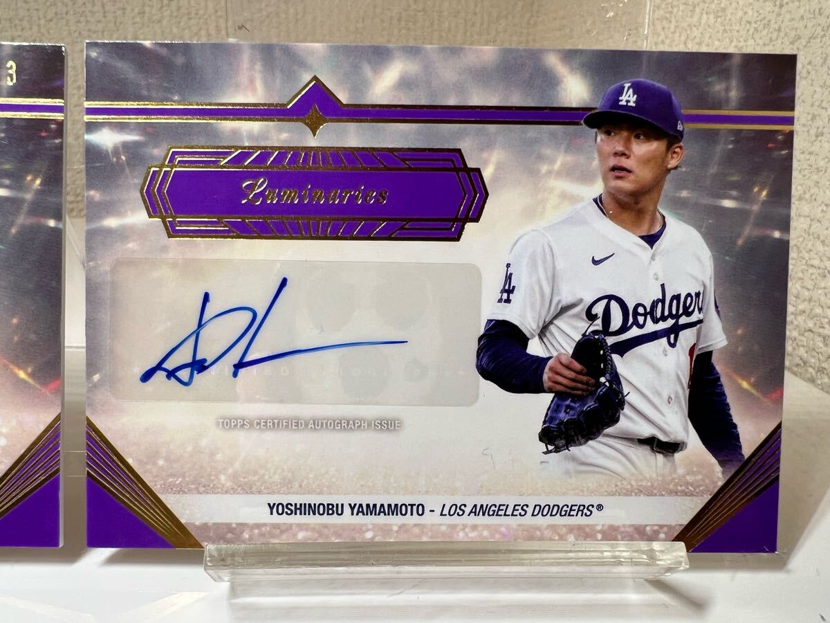 3シリ】2024 Topps Luminaries TRIPLE AUTO 3/3 ラストナンバー 3シリ】2024 Topps Luminaries TRIPLE AUTO 3/3 ラストナンバー