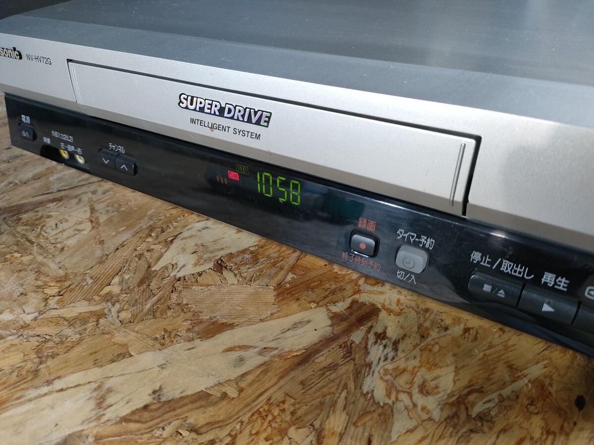 UD063)Panasonic ビデオデッキ NV-HV72G-S VHS Hi-Fi STEREO UD063)Panasonic ビデオデッキ NV-HV72G-S VHS Hi-Fi STEREO