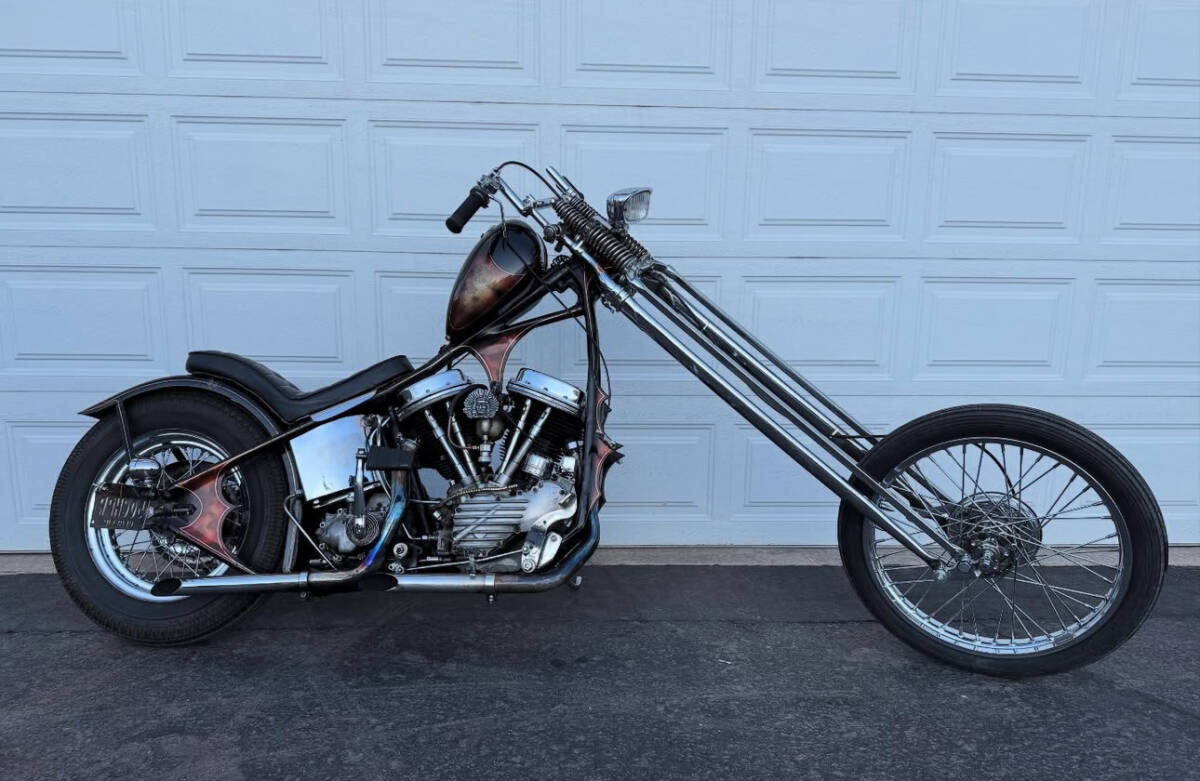 Yahoo!オークション - REAL '60s PANHEAD CHOPPER SURVIVOR 50FL